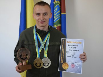 Луцький нацгвардієць став призером чемпіонату світу з пауерліфтингу