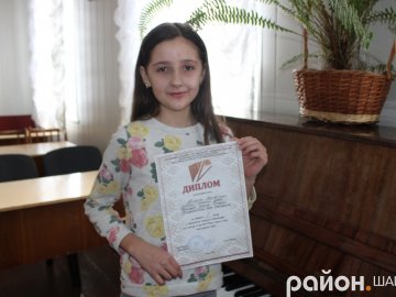Юна волинянка – призерка обласного музичного конкурсу