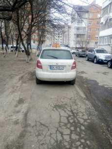 Герої сьогодення: муніципали показали, як у Луцьку паркуються автохами. ФОТО
