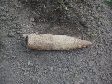 Волинянин на городі знайшов снаряд часів Другої світової