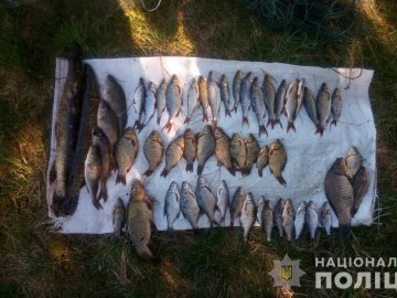 На Волині у браконьєрів вилучили понад 300 кілограмів риби