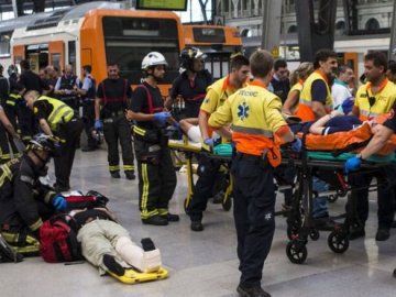 Аварія потяга у  Барселоні: постраждало 48 людей