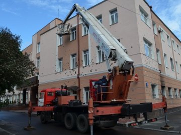 У Луцьку почали ремонтувати будівлю обласної міліції. ФОТО