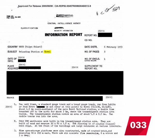 Уран та стратегічна залізниця: що знало про Волинь ЦРУ