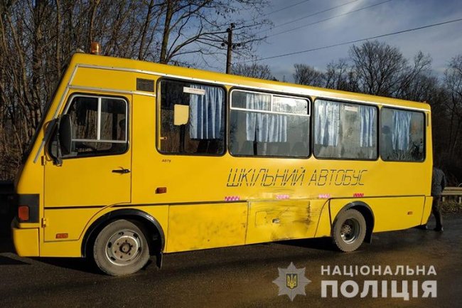 На трасі Доманове-Ковель шкільний автобус з дітьми потрапив в аварію. ФОТО