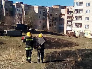 У Нововолинську невідомі влаштували пожежу біля трансформаторної будки. ФОТО