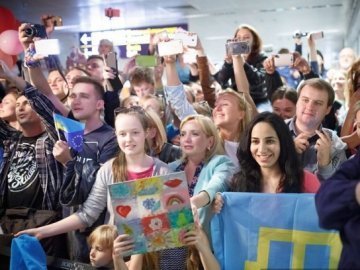Зустріч Джамали у Києві: українці дякували за перемогу. ФОТО 