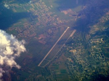 Військовий аеродром у Луцьку з висоти пташиного польоту. ФОТО 