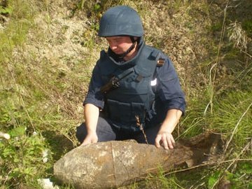 На Волині знайшли 250-кілограмову бомбу