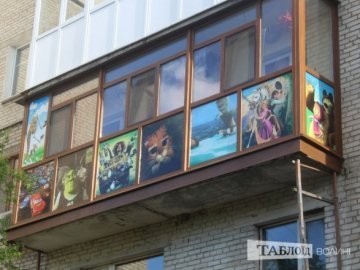 У Луцьку з’явився «мультяшний» балкон