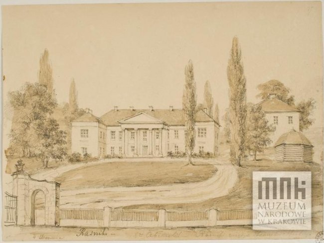 Волинський палац на ретрофото