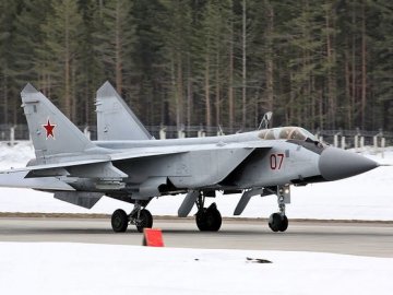 Над Камчаткою розбився російський винищувач Міг-31