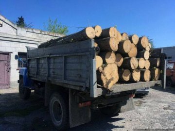 Наче в бойовику: на Волині місцеві спробували відбити вантажівку з «лівою» деревиною