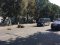 На Київському майдані у Луцьку зіткнулися бус і мотоцикліст. ФОТО