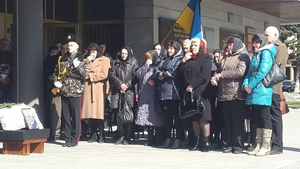 Лучани попрощались із загиблим Героєм Олегом Горкавчуком. ФОТО