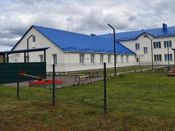 На Ратнівщині завершують будівництво дитячого садочка