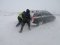Волинські поліцейські витягнули легковик зі снігового замету. ФОТО