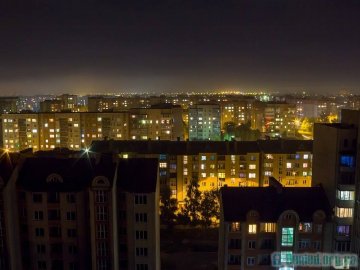 Панорама вечірнього Луцька. ФОТО