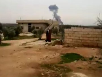Опублікували відео зі збитим у Сирії російським штурмовиком Су-25 