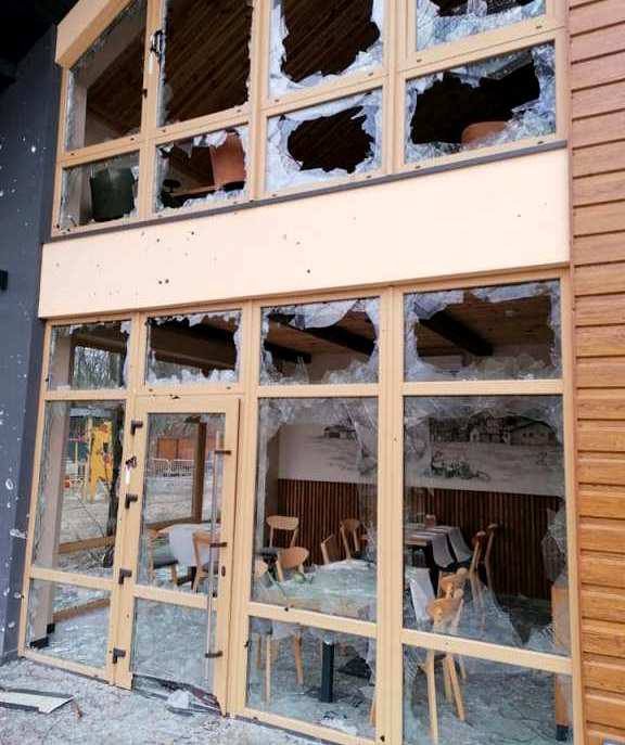 «Wineidea» у Ясногородці після обстрілу