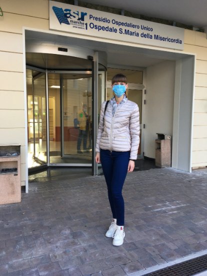 Луцька лікарка, яка допомагала в Італії боротися з COVID-19, розповіла про робочі будні в місцевій лікарні. ФОТО