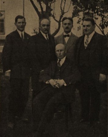 Судді Луцького окружного суду (П. Куницький, М.Клейстер, С.Познанський, Х.Потемковський, С.Джеджул.)