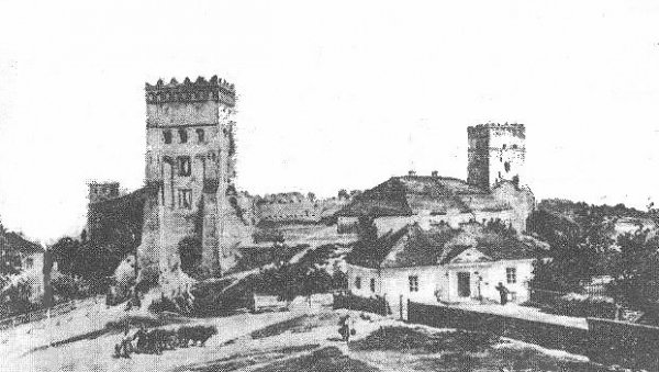 Ян Конопацький, замок. Зображення з луцької Галереї мистецтв