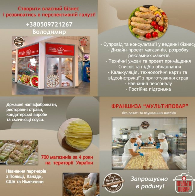 За кордоном – це вільна ніша: відома мережа «Галя Балувана» виходить на європейський ринок і продає франшизу. УМОВИ