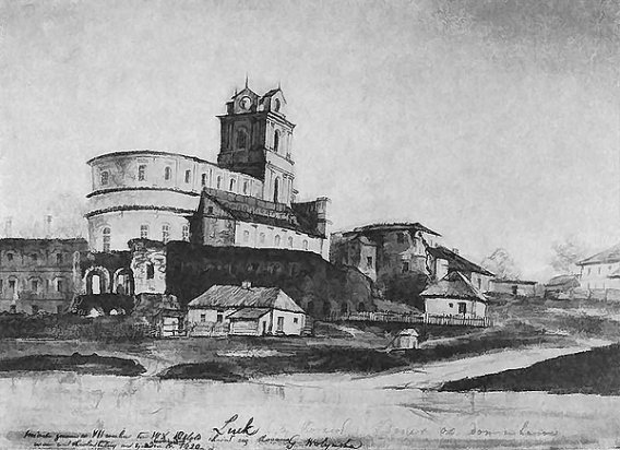 Наполеон Орда. Домініканський монастир, з сайту луцької Галереї мистецтв