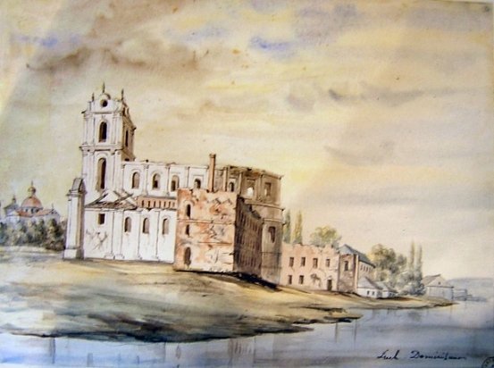 Наполеон Орда. Домініканський монастир. Зображення з Краківського національного музею