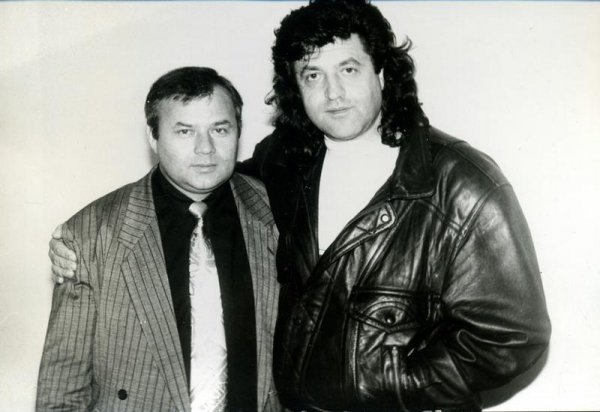 З Іво Бобулом під час запису пісні 