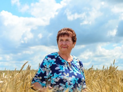 «Люблю кожен колосок»: розмова про 51 рік роботи серед пшеничного різноманіття. ФОТО