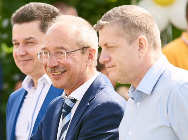 Лешек Вальчак на святкуванні 80-річчя заводу