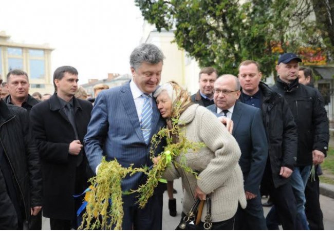 Петро Порошенко ще кандидат у Президенти, Вербна неділя, Луцьк, 2015.