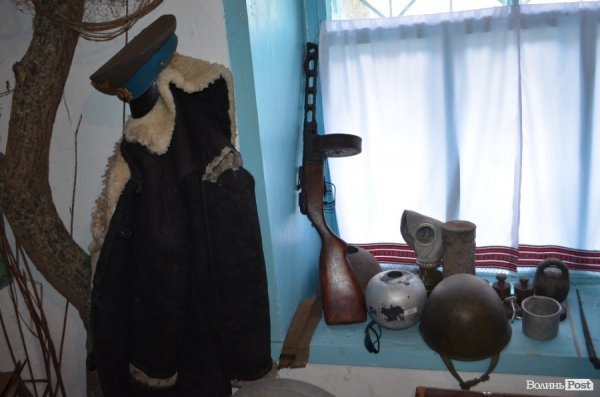 Експонати музею про історію села Баїв