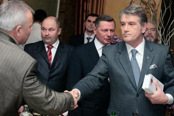 З Віктором Ющенком  в Луцьку