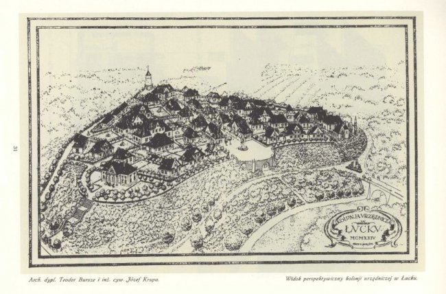 Проект урядової колонії в Луцьку Теодора Бурше