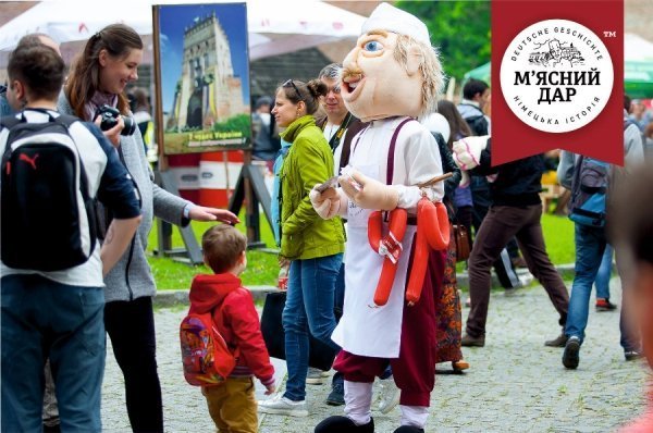 На «Lutsk Food Fest» «М’ясний дар» дарував вишуканий смак та гарний настрій. ФОТО