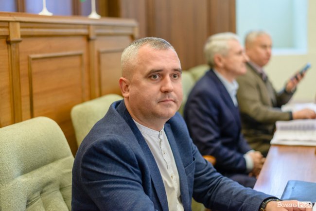 «Наша фракція не йде на конфронтацію і завжди голосує за правильні рішення»,  – депутат Волиньради Олександр Сачук