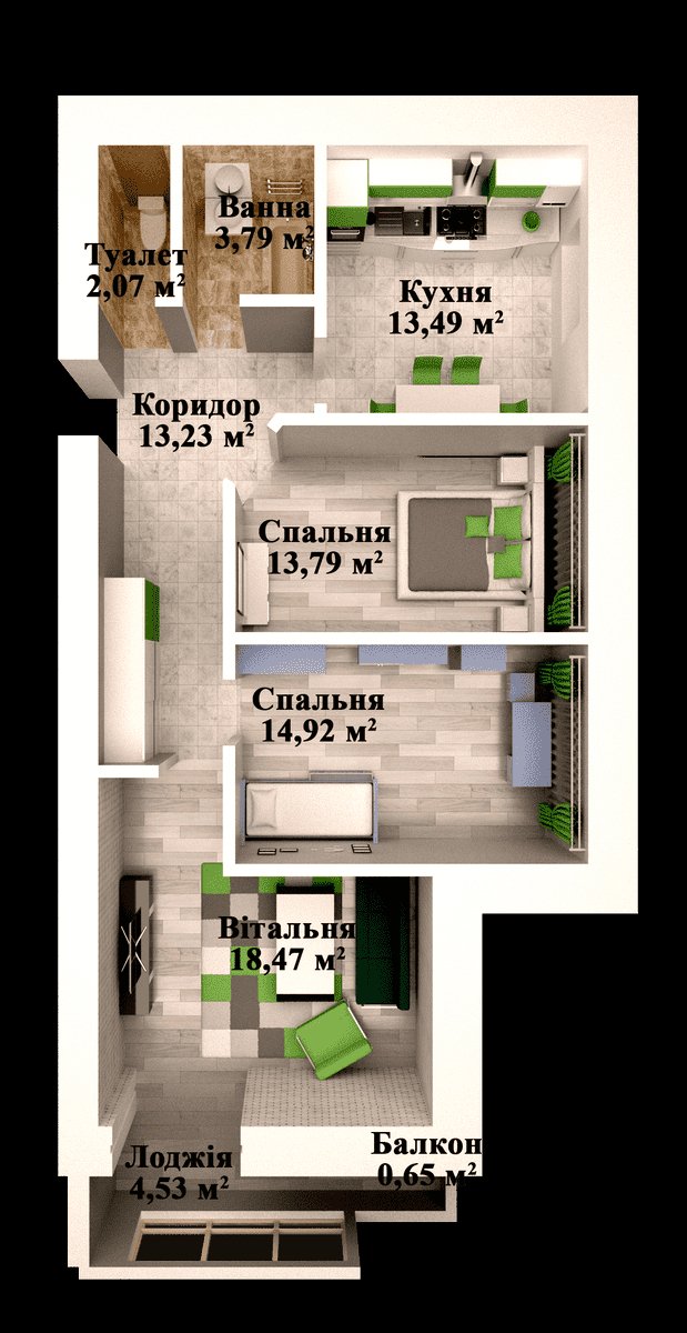 ТОП-5 найкращих пропозицій житла у ЖК «Caramel Residence»*