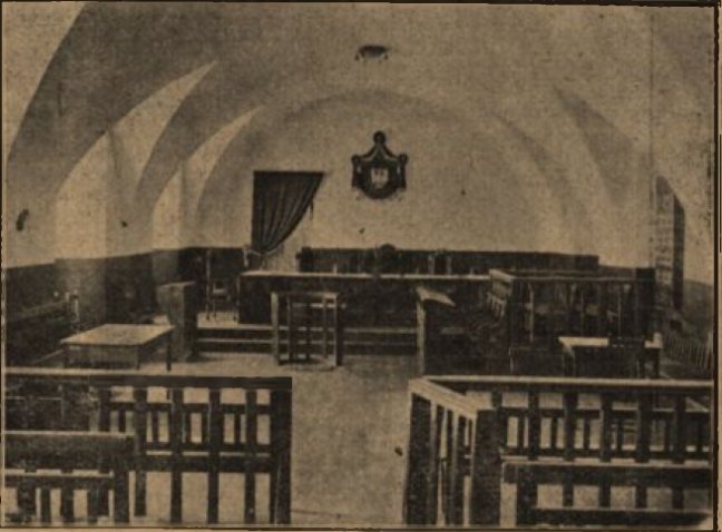 Зала карних засідань в в Луцькому окружному суді (1929)