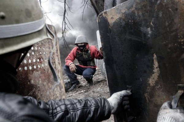 Андрій Серганчук на вулиці Інституській