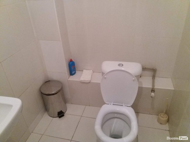 Один з туалетів тренажерного залу