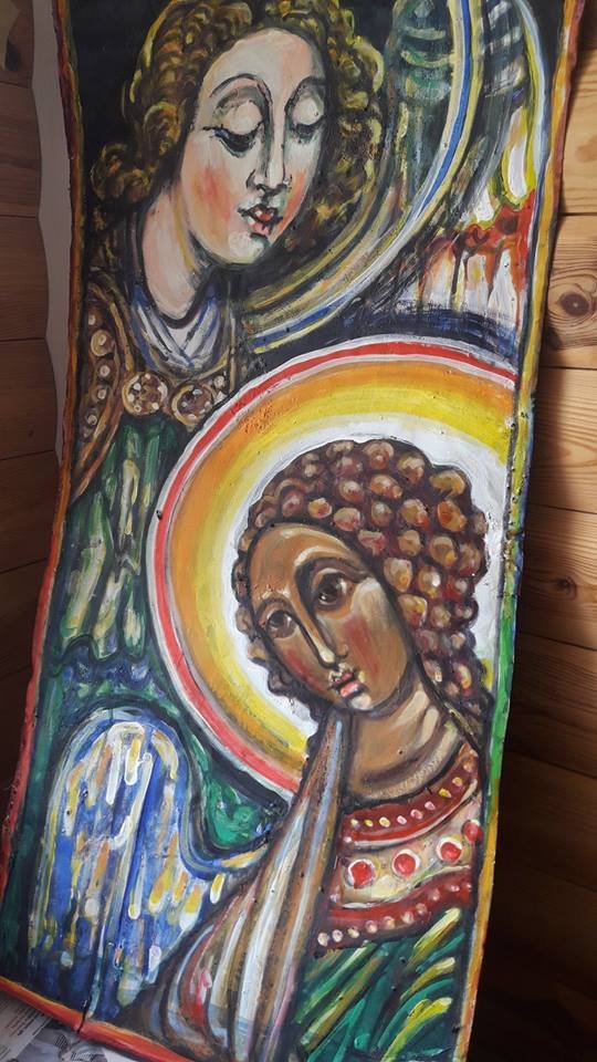 «Знаки часу»: як створюють незвичні ікони на Волині