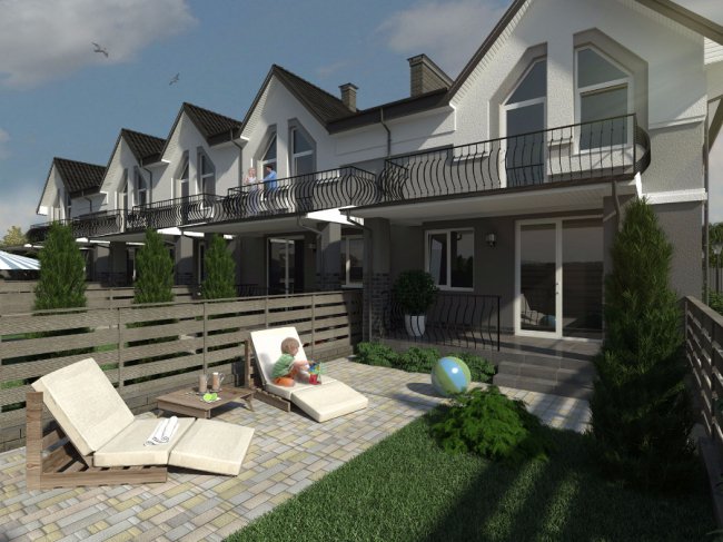 Таунхауси під Києвом, село Софіївська Борщагівка