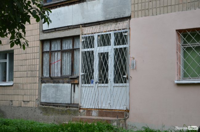 Один із виходів квартири, де мешкав пенсіонер