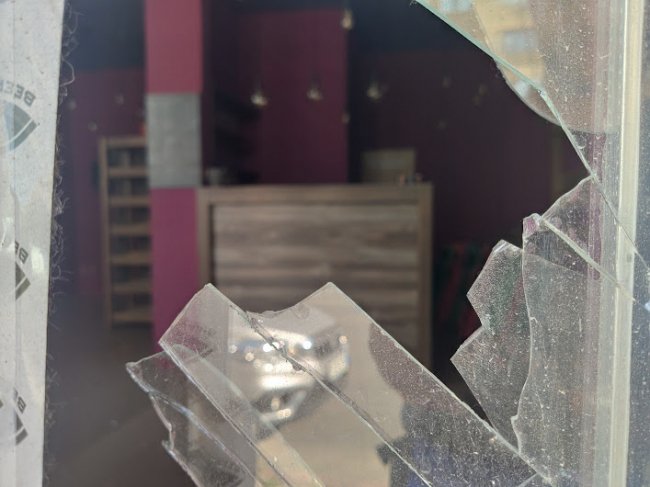 «Винний бар» у Харкові після обстрілу