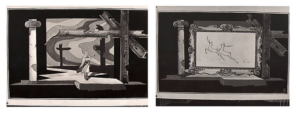 Макет до вистави «Голубі олені». Художник Ю. Миць