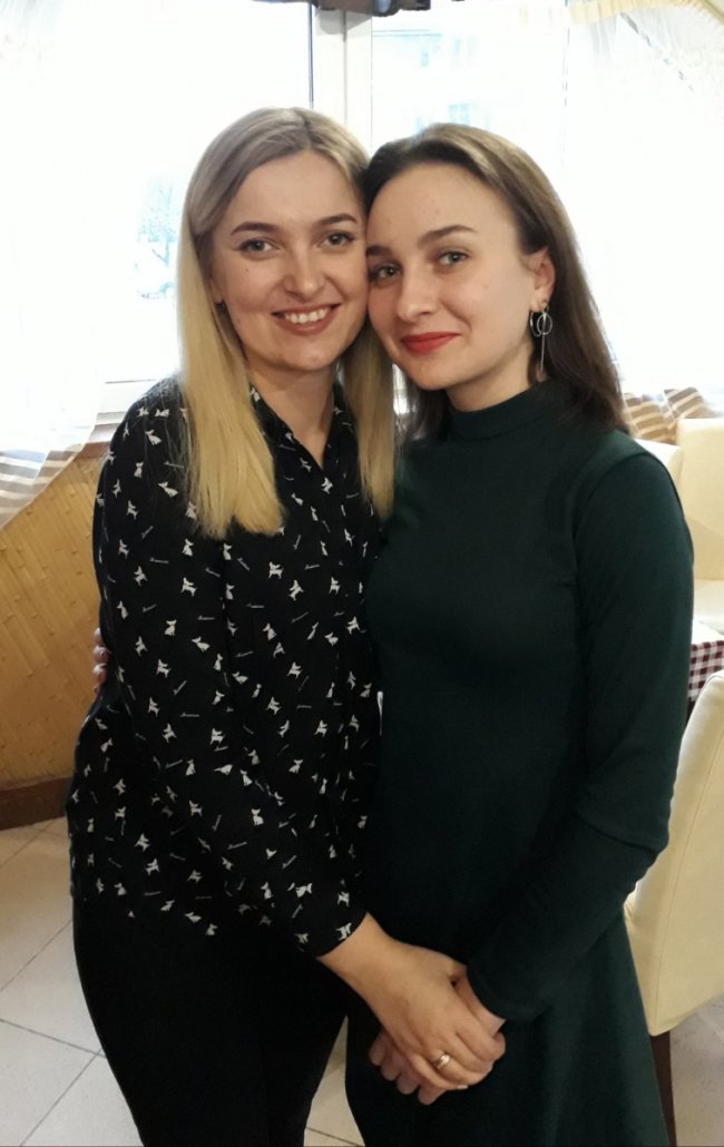 Ірина Давидчук з донькою Олександрою