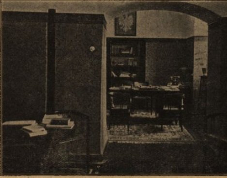 Інтер’єр кабінету голови Луцького окружного суду (1929)